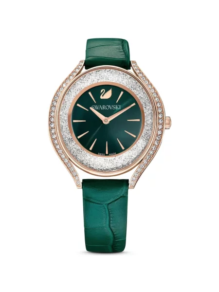 Zegarek Swarovski skórzany zielony