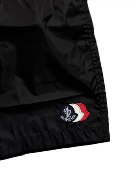 Slip de baie Moncler cu autograf negru