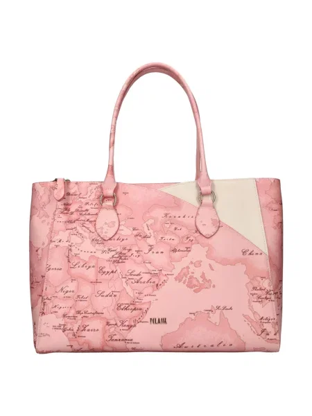 Shopperka Alviero Martini 1a Classe skórzana różowa