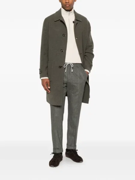 Pantaloni Eleventy cu cordon verde