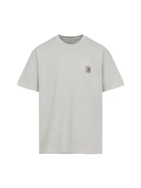 T-shirt Carhartt WIP S/S Vista T-Shirt UNISEX Fleur De Sel Garment Dyed S szara
