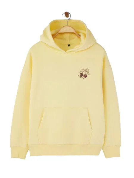 Trendyol Sweater majica čokolada žuta