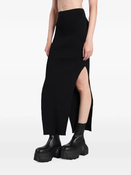 Fusta maxi Rick Owens negru