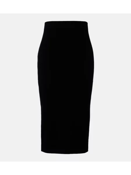 Fustă tip creion Max Mara negru