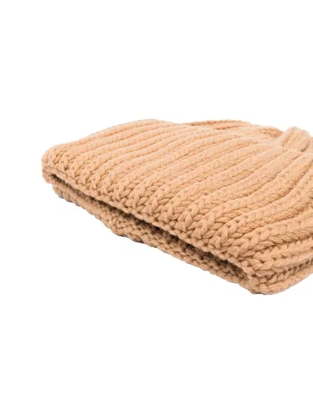 Vilnonė briaunotas beanie kepurė Borsalino su autografu