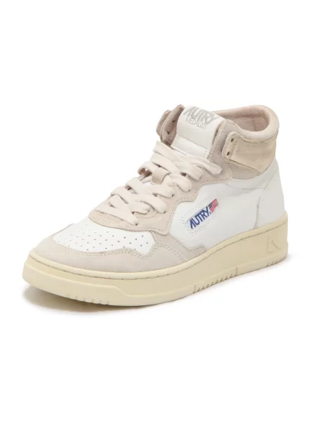 Sneakersy Autry skórzane białe