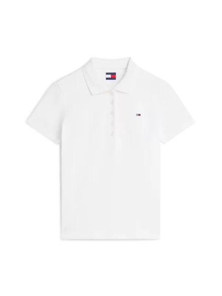 Τοπ Tommy Jeans λευκό