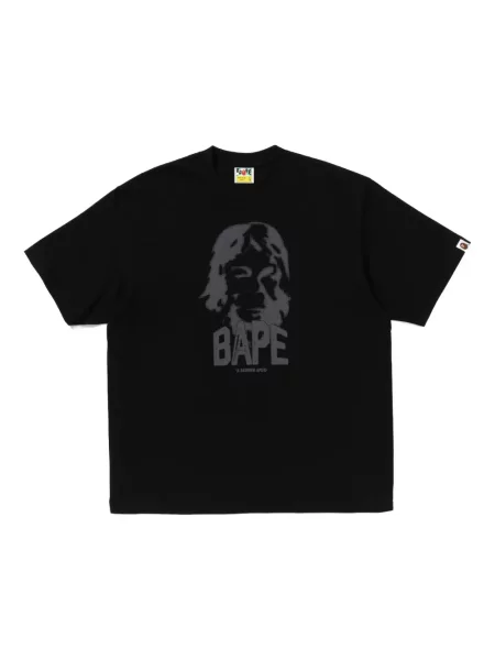 Tricou A Bathing Ape® cu imagine negru