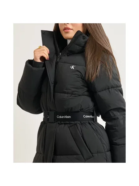 Kurtka jeansowa Calvin Klein Jeans z długim rękawem czarna