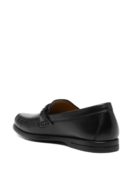 Pantofi loafer Bally cu cataramă negru