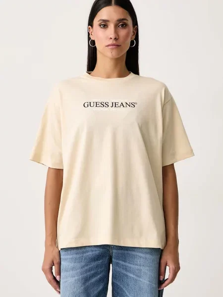 Guess Jeans tričko béžové