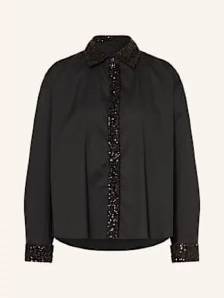 Lilienfels Koszula Z Cekinami schwarz czarna