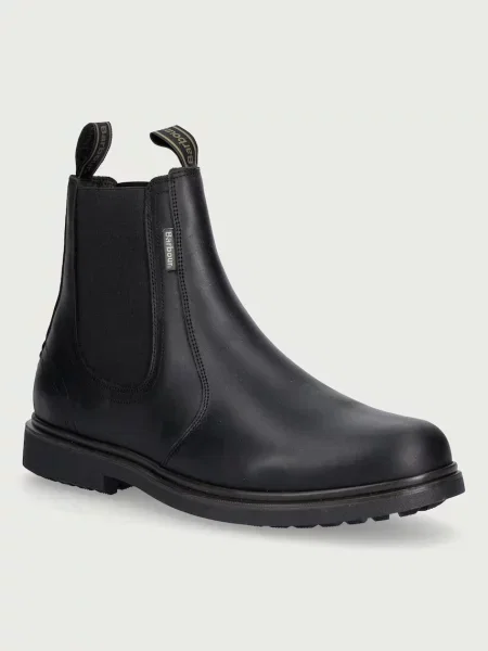 Barbour csizma férfi bőr Hale fekete