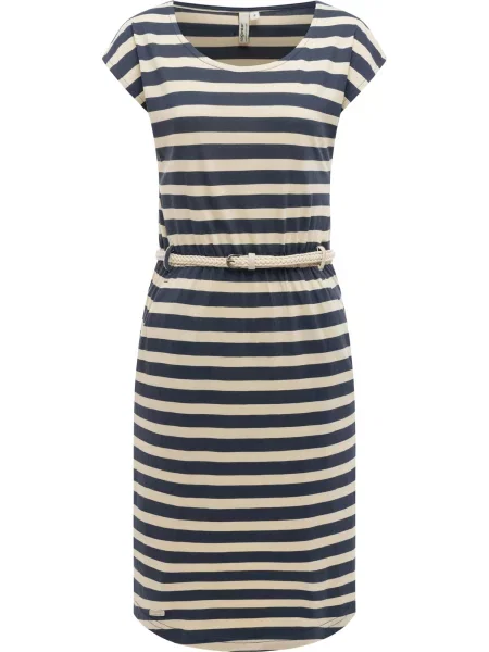 Ragwear Rochie de vară Lilithe crem / noapte albastru