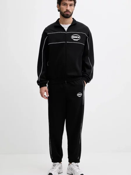 Спортивні штани Emporio Armani з принтом чорний