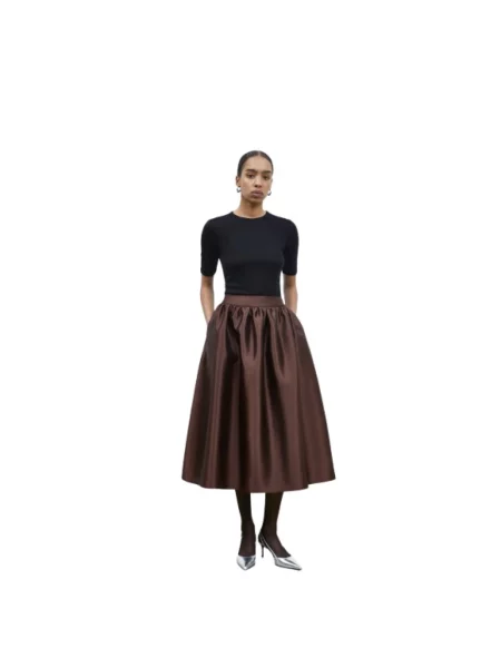 Spódnica Rhúne brązowa