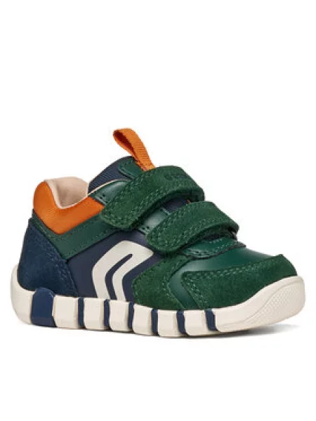 Geox Sneakersy B Iupidoo Boy zelená