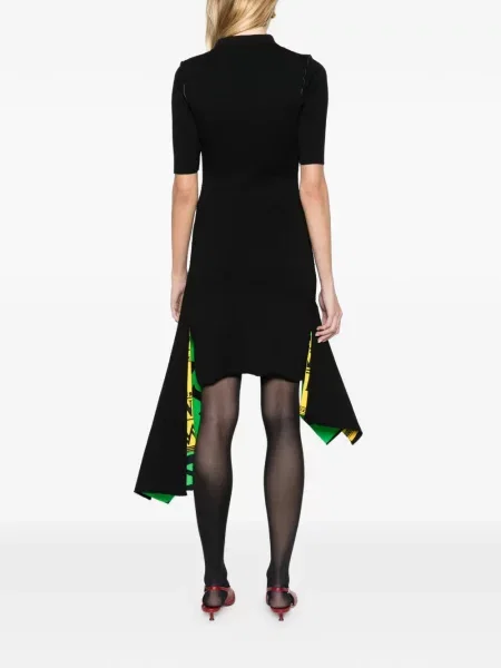 Rochie Loewe cu imagine asimetrică negru