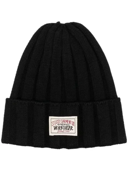 Căciulă Stüssy tricotate negru