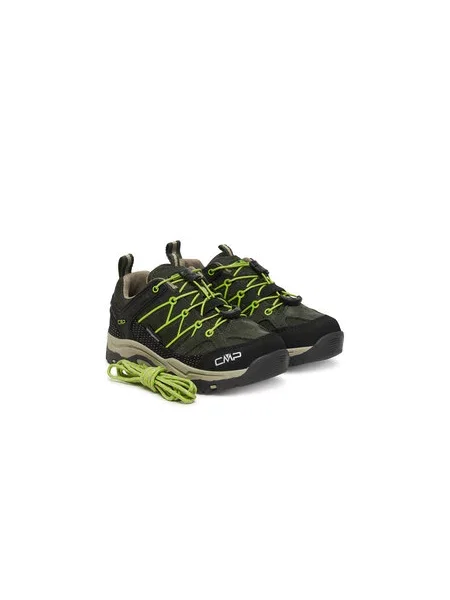 Bakancs CMP Kids Rigel Low Trekking Wp zöld