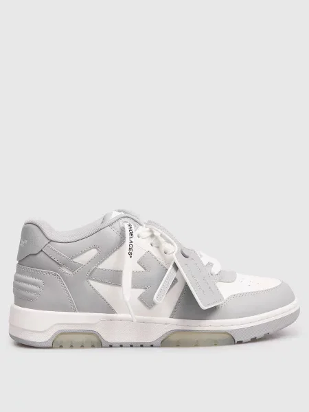 Шкіряні кросівки Out Of Office Off-white сірі