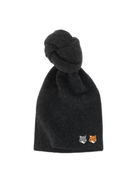 Szal Maison Kitsune wełniana szara