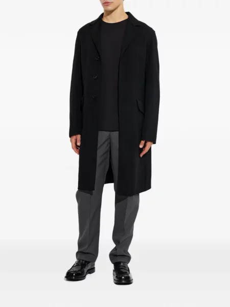 Palton Jil Sander cu rever negru