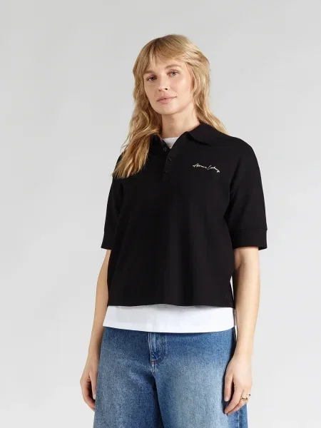 Polo majica Armani črna