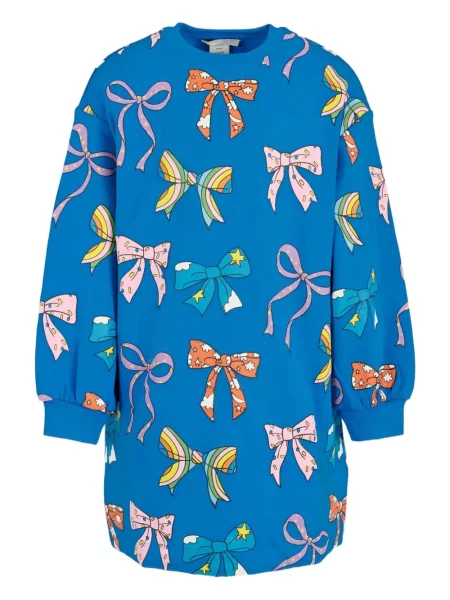 Sukienka mini dziecięca Stella Mccartney niebieska