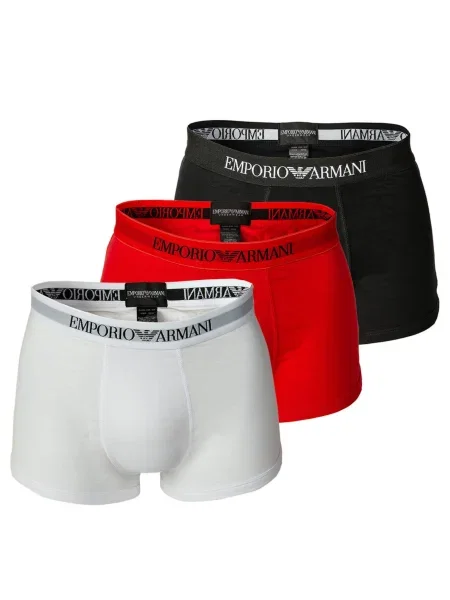 Emporio Armani Boxeri sângeriu / negru alb