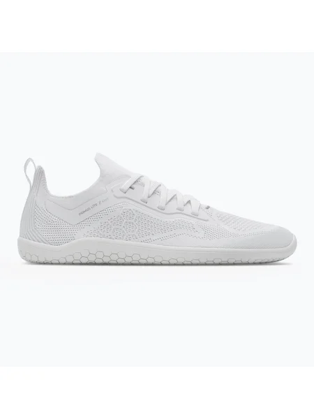 Vivobarefoot női mezítlábas cipő Primus Lite Knit világos fehér. Méret: 36 EU fehér
