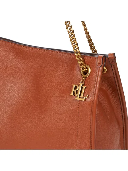 Kabelka Lauren Ralph Lauren hnědá