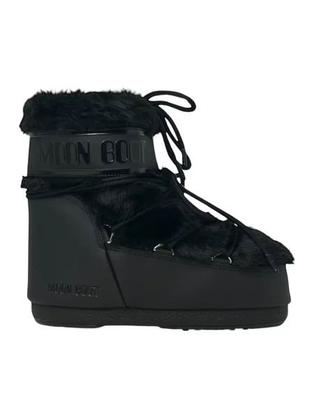 Moon Boot śniegowce MB ICON LOW FAUX FUR czarny