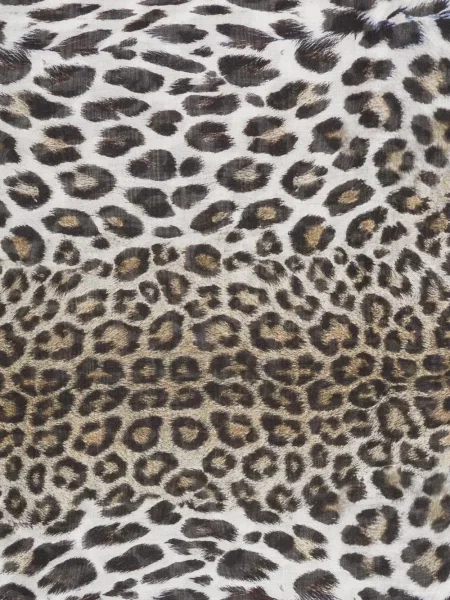 Fular Faliero Sarti cu imagine cu model leopard