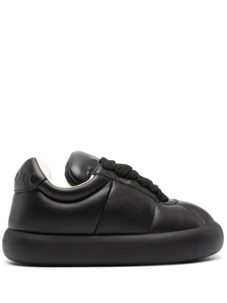 Sneakerși Marni din piele negru