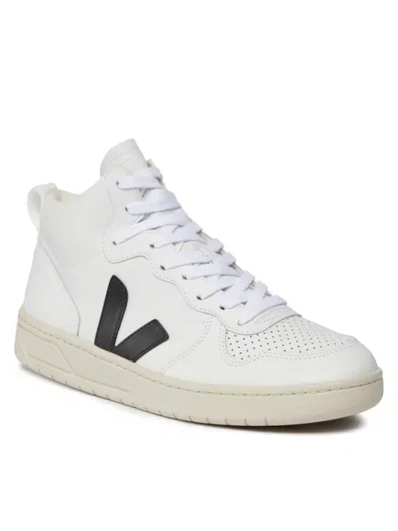Кожаные кроссовки Veja белые