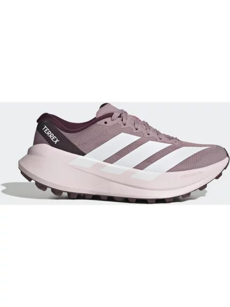 Buty do biegania adidas Terrex Agravic SL bordowo 38 biały