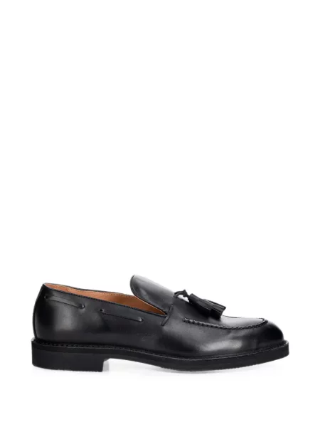Pantofi loafer Fracap din piele negru