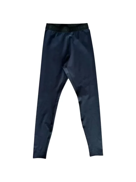 Pantaloni Chrome Hearts cu motiv cu inimi alergare cu autograf albastru