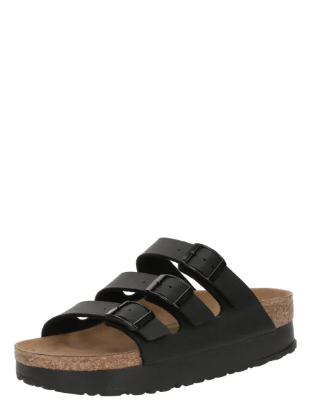 Tenisky Birkenstock na platforme čierna