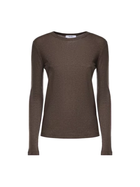Sweter Max Mara brązowy