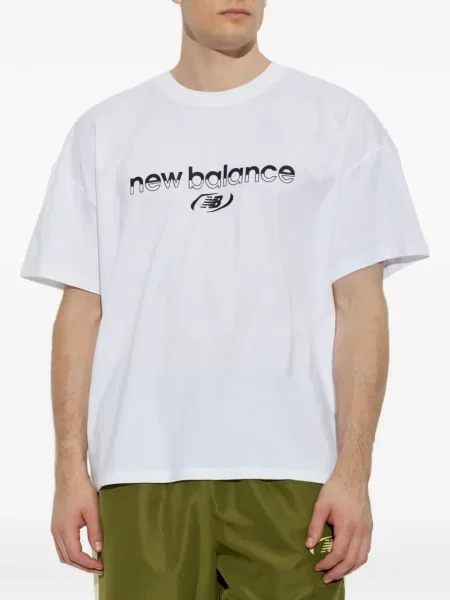 Tricou New Balance cu imagine verde
