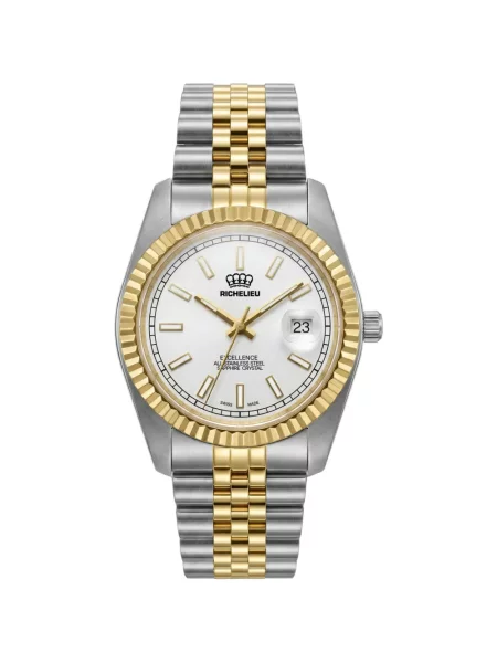 Ceas Richelieu Swiss clasic alb