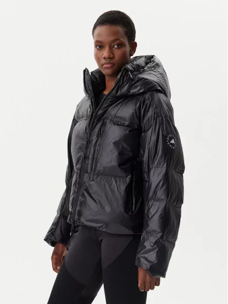 Adidas By Stella Mccartney Prošívaná Bunda černá