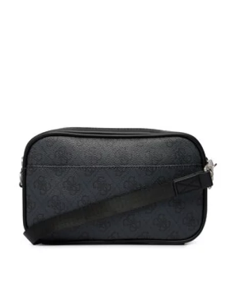 GUESS Taška přes rameno Milano tmavě šedá černá