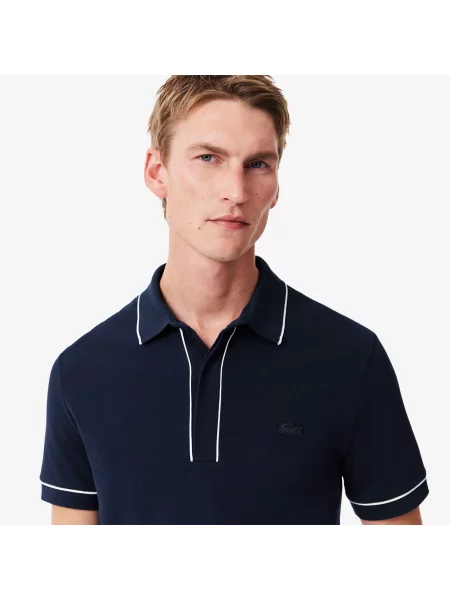 Поло Lacoste синее