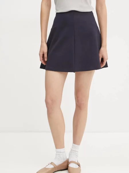 Marc O'Polo spódnica granatowy mini rozkloszowana
