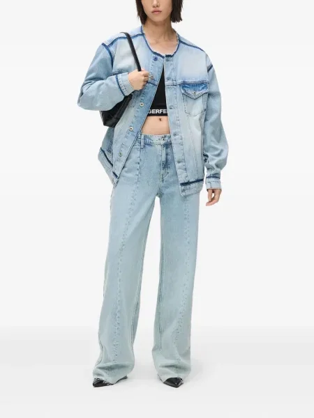Blugi Karl Lagerfeld Jeans albastru