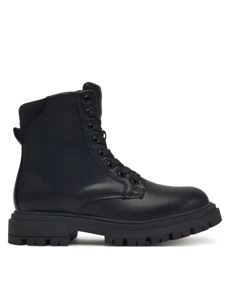 Žygio batai Calvin Klein Lace Up Bootie D juoda