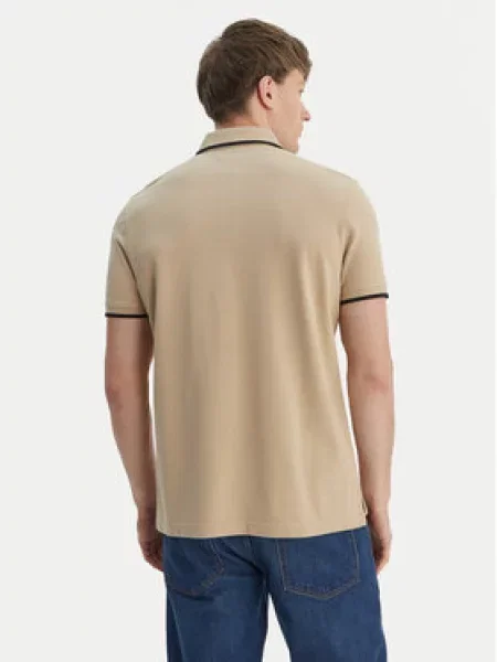 Tommy Hilfiger Polo marškinėliai Pique smėlio
